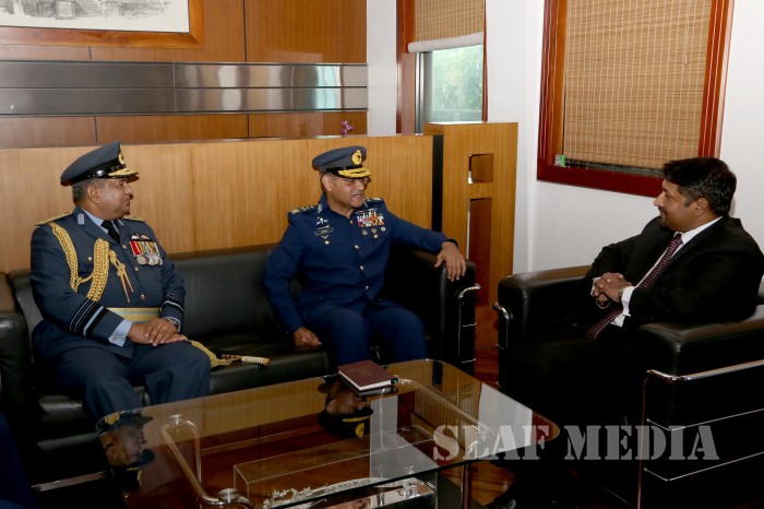 Chief of the Air Staff of Pakistan Air Force Visits MOD, Army and Navy HQ's