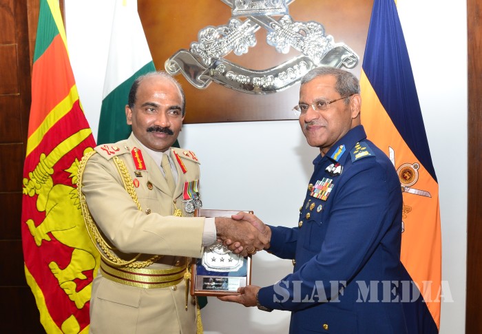 Chief of the Air Staff of Pakistan Air Force Visits MOD, Army and Navy HQ's
