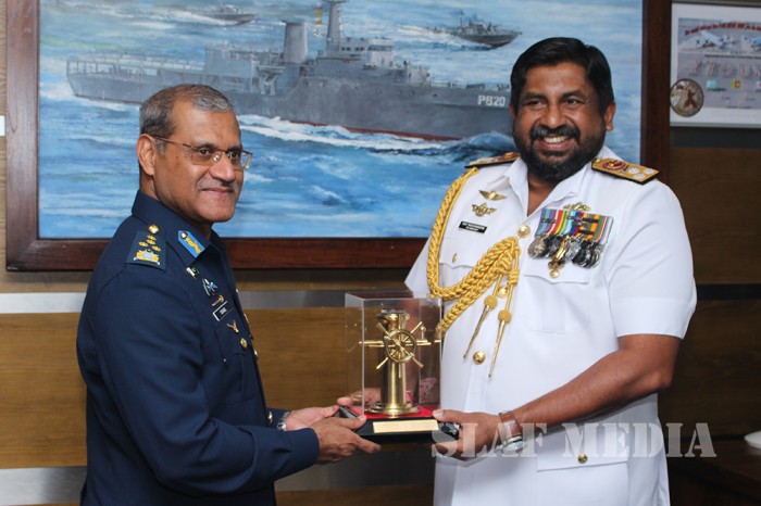 Chief of the Air Staff of Pakistan Air Force Visits MOD, Army and Navy HQ's