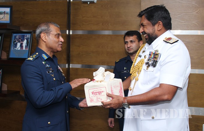 Chief of the Air Staff of Pakistan Air Force Visits MOD, Army and Navy HQ's
