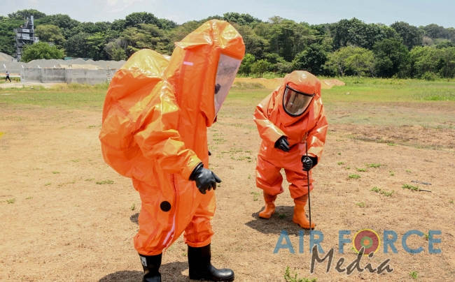 Chemical Biological Radiological and Nuclear Explosive Wing Comes into Action to meet the Corona Virus Threat