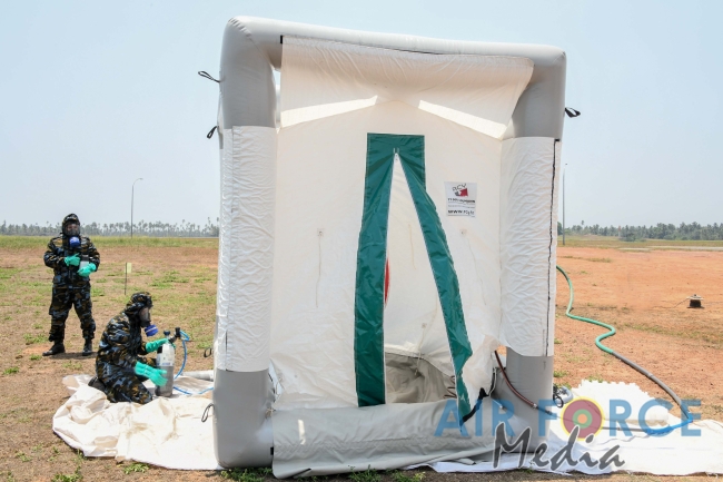 Chemical Biological Radiological and Nuclear Explosive Wing Comes into Action to meet the Corona Virus Threat