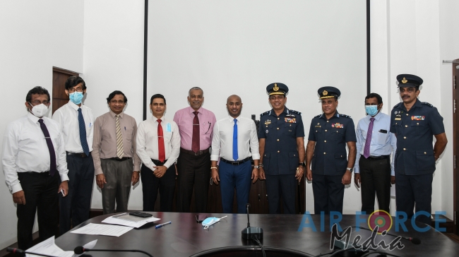 SRI LANKA ATOMIC ENERGY REGULATORY COUNCIL DONATES RADIATION MEASURING EQUIPMENT TO SLAF