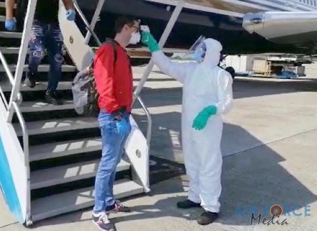 SLAF CBRNE Wing Disinfects Dutch Ship Crew who arrived from Netherland