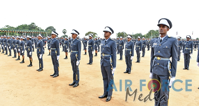 55 New Commissioned Officers Pass Out at SLAF Academy China Bay