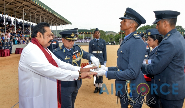 55 New Commissioned Officers Pass Out at SLAF Academy China Bay