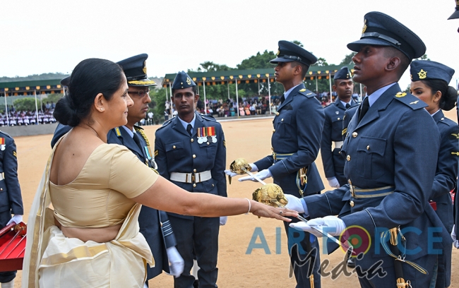 55 New Commissioned Officers Pass Out at SLAF Academy China Bay