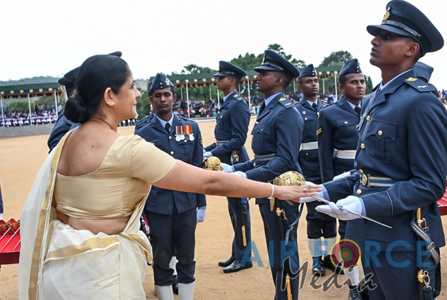 55 New Commissioned Officers Pass Out at SLAF Academy China Bay