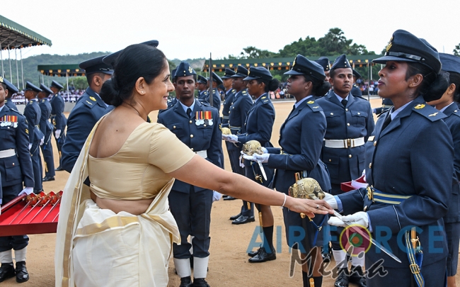55 New Commissioned Officers Pass Out at SLAF Academy China Bay