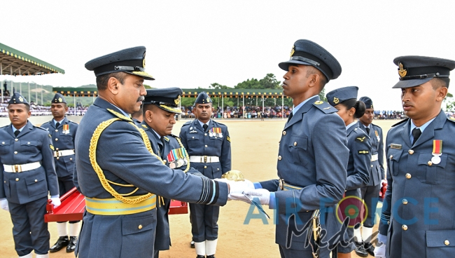 55 New Commissioned Officers Pass Out at SLAF Academy China Bay