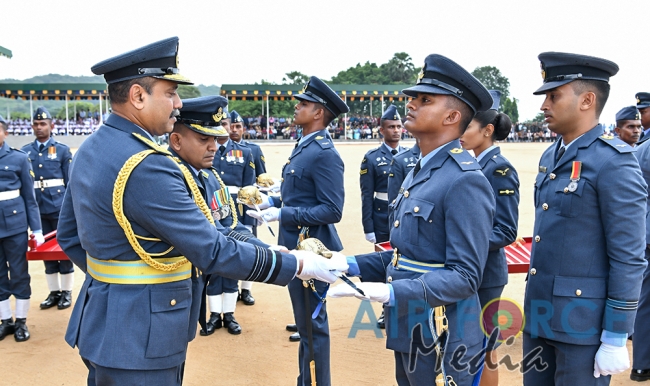 55 New Commissioned Officers Pass Out at SLAF Academy China Bay