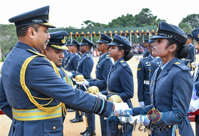 55 New Commissioned Officers Pass Out at SLAF Academy China Bay