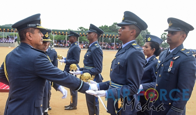 55 New Commissioned Officers Pass Out at SLAF Academy China Bay