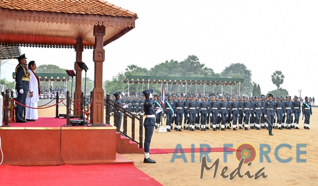 55 New Commissioned Officers Pass Out at SLAF Academy China Bay
