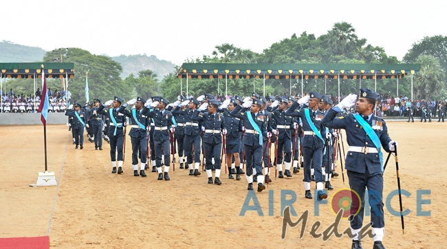 55 New Commissioned Officers Pass Out at SLAF Academy China Bay