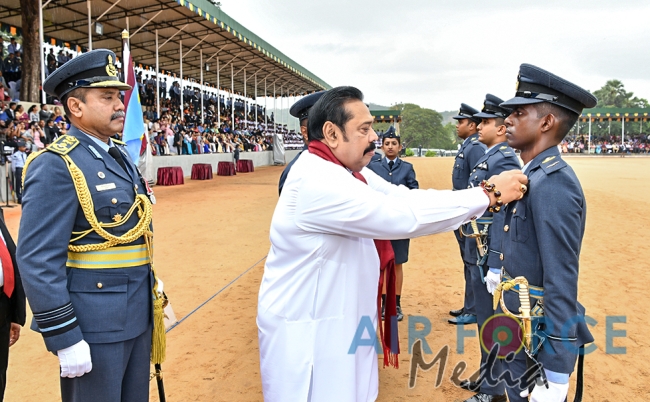 55 New Commissioned Officers Pass Out at SLAF Academy China Bay