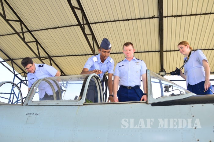 US Air Force Academy Cadets Visit SLAF Academy China bay