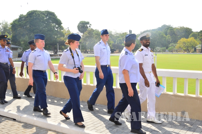 US Air Force Academy Cadets Visit SLAF Academy China bay