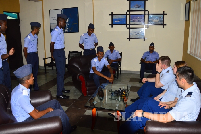 US Air Force Academy Cadets Visit SLAF Academy China bay