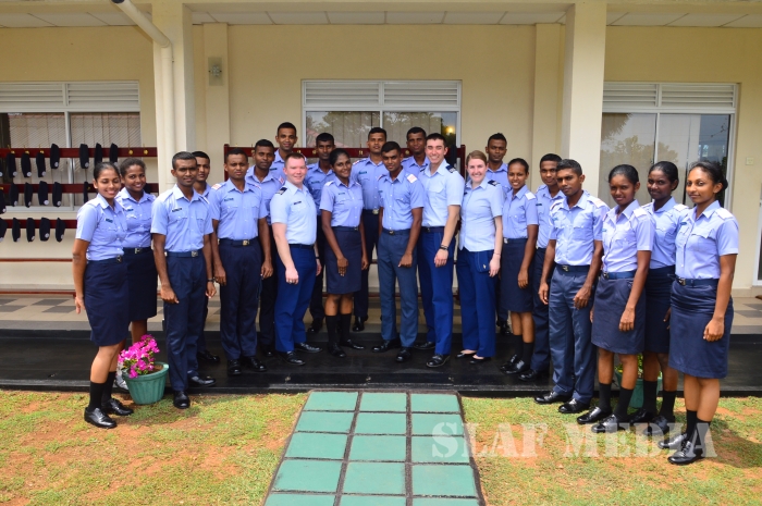 US Air Force Academy Cadets Visit SLAF Academy China bay