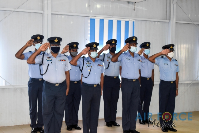CHANGE OF COMMAND AT THE SLAF REGIMENT TRAINING SCHOOL VANNI