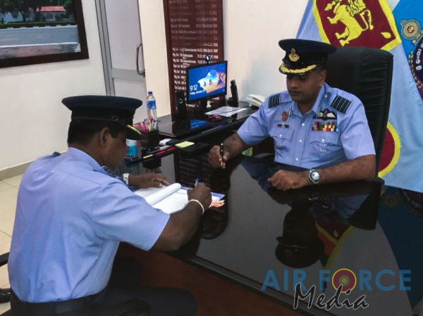 CHANGE OF COMMAND AT SLAF STATION PALALY