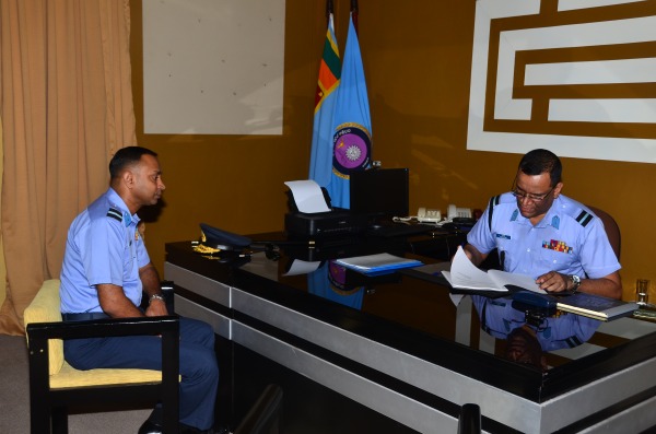 Change of Commands at SLAF Stations