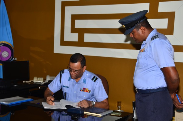 Change of Commands at SLAF Stations