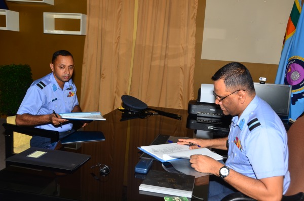 Change of Commands at SLAF Stations