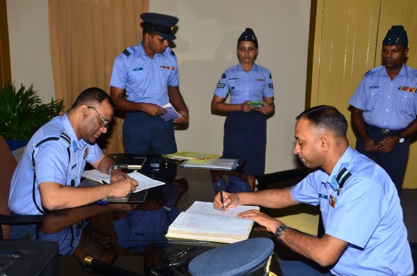 Change of Commands at SLAF Stations