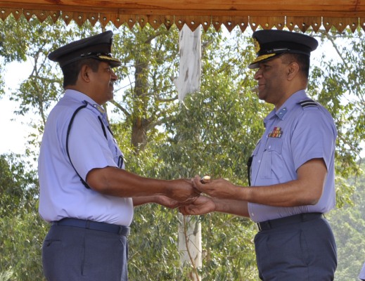 Change of Commands at SLAF Stations