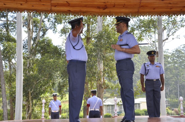 Change of Commands at SLAF Stations