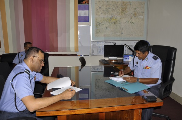 Change of Commands at SLAF Stations
