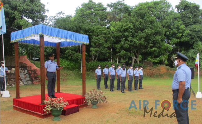CHANGE OF COMMAND AT SLAF STATION MIRIGAMA