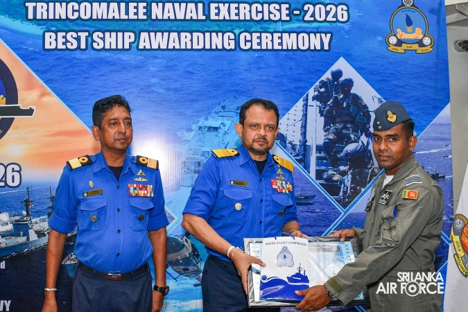 SLAF CONTRIBUTES TO JOINT MARITIME OPERATIONS AT TRINEX-26