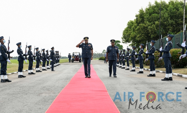 Commander's Inspection of SLAF station Koggala for the year 2020