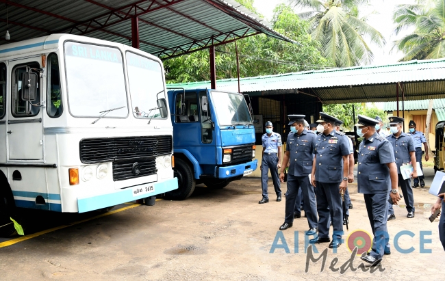 Commander's Inspection of SLAF station Koggala for the year 2020