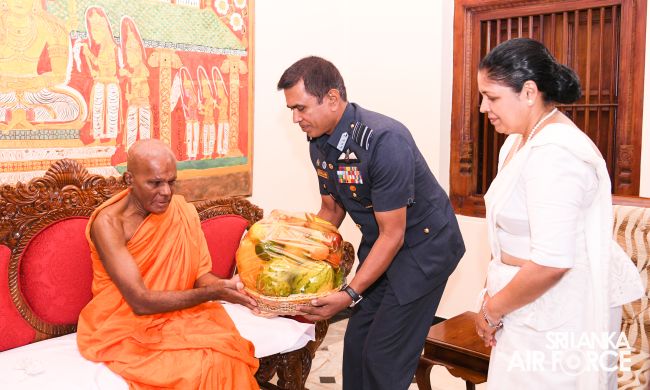 Commander of the Air Force, Air Marshal Udeni Rajapaksa