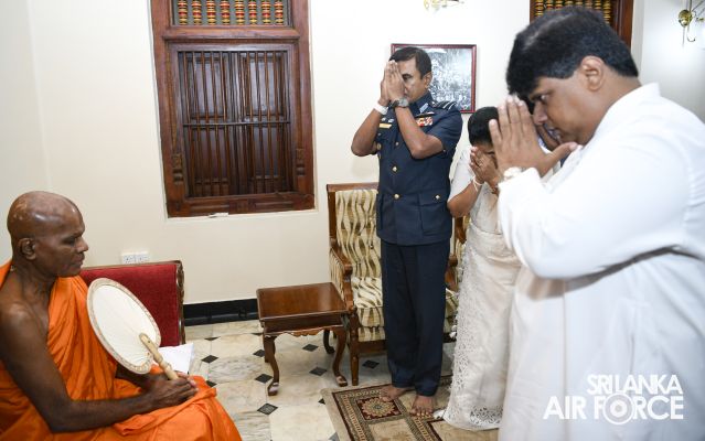Commander of the Air Force, Air Marshal Udeni Rajapaksa