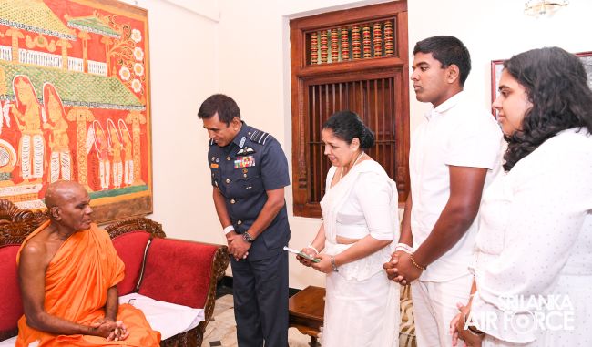 Commander of the Air Force, Air Marshal Udeni Rajapaksa