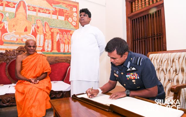 Commander of the Air Force, Air Marshal Udeni Rajapaksa