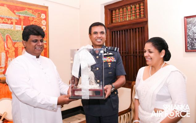 Commander of the Air Force, Air Marshal Udeni Rajapaksa