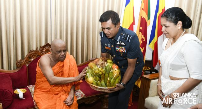 Commander of the Air Force, Air Marshal Udeni Rajapaksa