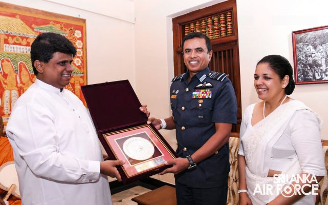 Commander of the Air Force, Air Marshal Udeni Rajapaksa