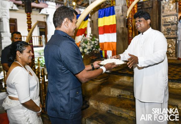 Commander of the Air Force, Air Marshal Udeni Rajapaksa