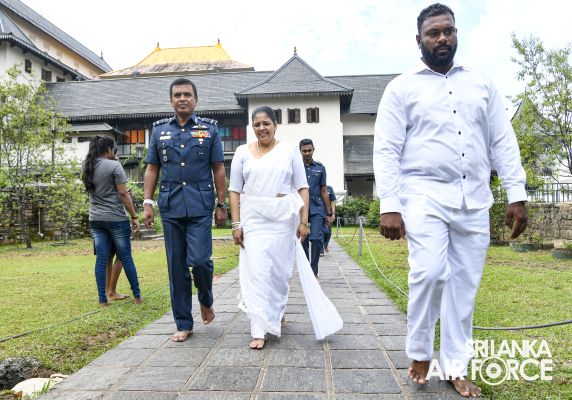 Commander of the Air Force, Air Marshal Udeni Rajapaksa
