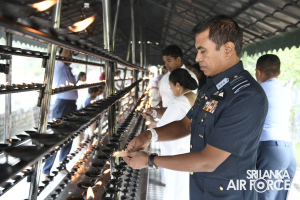 Commander of the Air Force, Air Marshal Udeni Rajapaksa