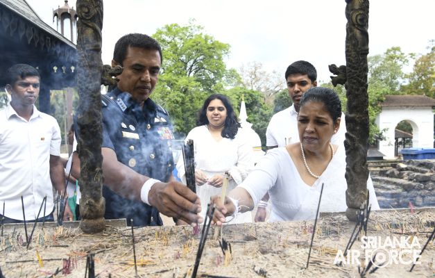 Commander of the Air Force, Air Marshal Udeni Rajapaksa