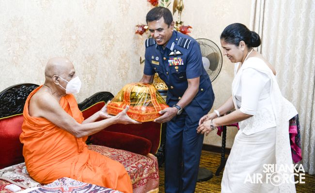 Commander of the Air Force, Air Marshal Udeni Rajapaksa