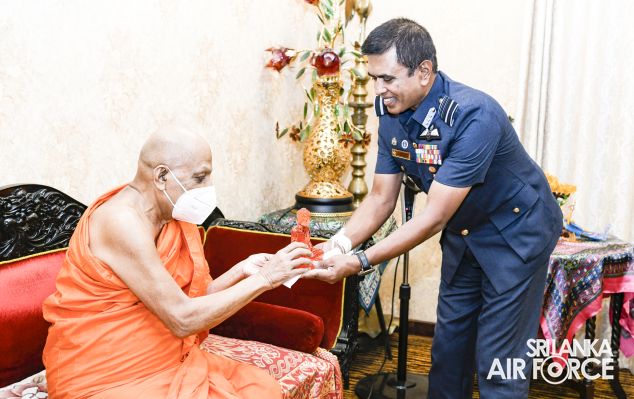Commander of the Air Force, Air Marshal Udeni Rajapaksa